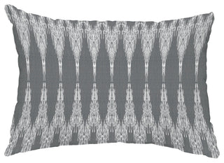 Peace 1 14"x20" Abstract Decorative Outdoor Pillow, Black