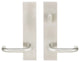 Munich Lever, Tubular Passage With Privacy Bolt, RH, Satin Stainless Steel