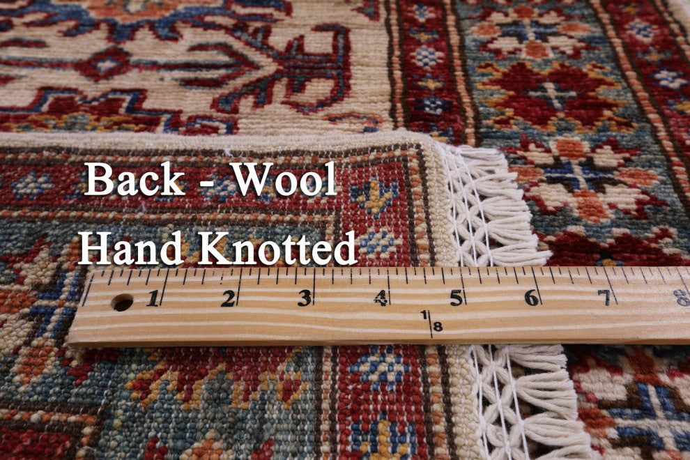 2' 0" X 5' 6" Super Kazak Hand Knotted Wool Runner Rug Q10305