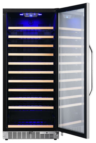 EdgeStar CWR1212SZDUAL 48"W 222 Bottle Capacity Built-In or - Stainless Steel