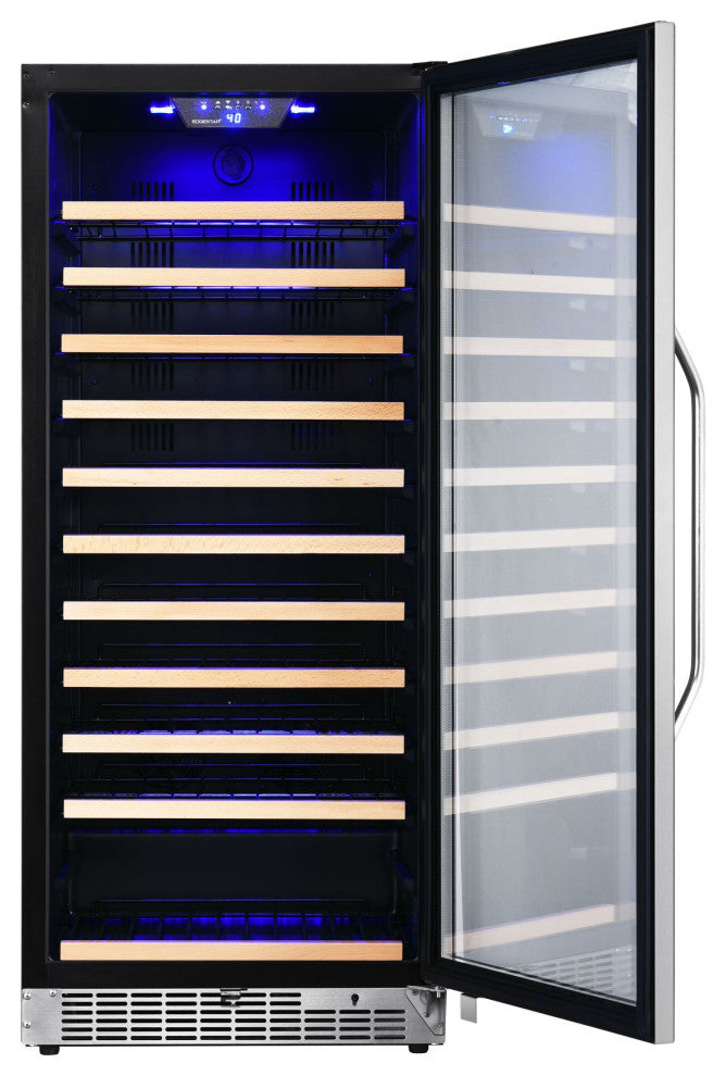 EdgeStar CWR1212SZDUAL 48"W 222 Bottle Capacity Built-In or - Stainless Steel