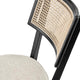 Caledonia Wood Dining Chair, Black Beige