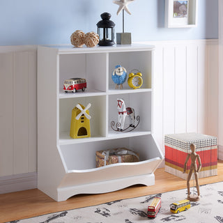 Lifestyle image showing the cabinet in a room with decor; full product visible.
