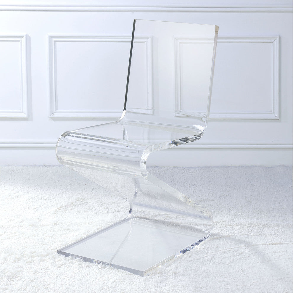 Picket House Furnishings Peek Acrylic Z-Chair