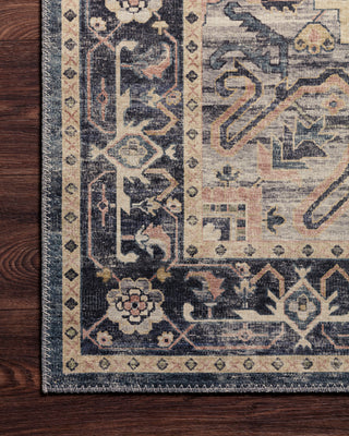 Loloi II Printed Hathaway Navy/Multi Area Rug, 3'6"x5'6"