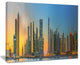 "Business Bay and Downtown Dubai" Canvas Print