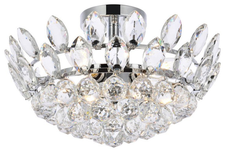 Eleana 16" Flush Mount, Chrome