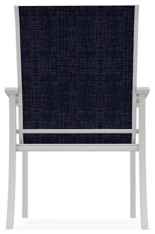 St. Catherine Sling Outdoor Armchair, Moments Navy/Snow