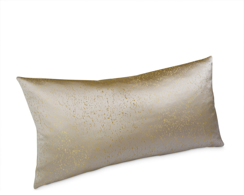 GLAMtastic Sophie 13"x24" Oblong Pillow, Set of 2, Champagne
