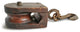 Consigned Vintage Wood and Iron Pulley