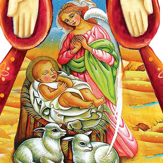 Mary And Joseph Angel Door Hanger