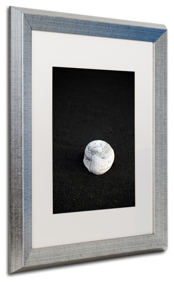 Philippe Sainte-Laudy 'White Stone' Matted Framed Art