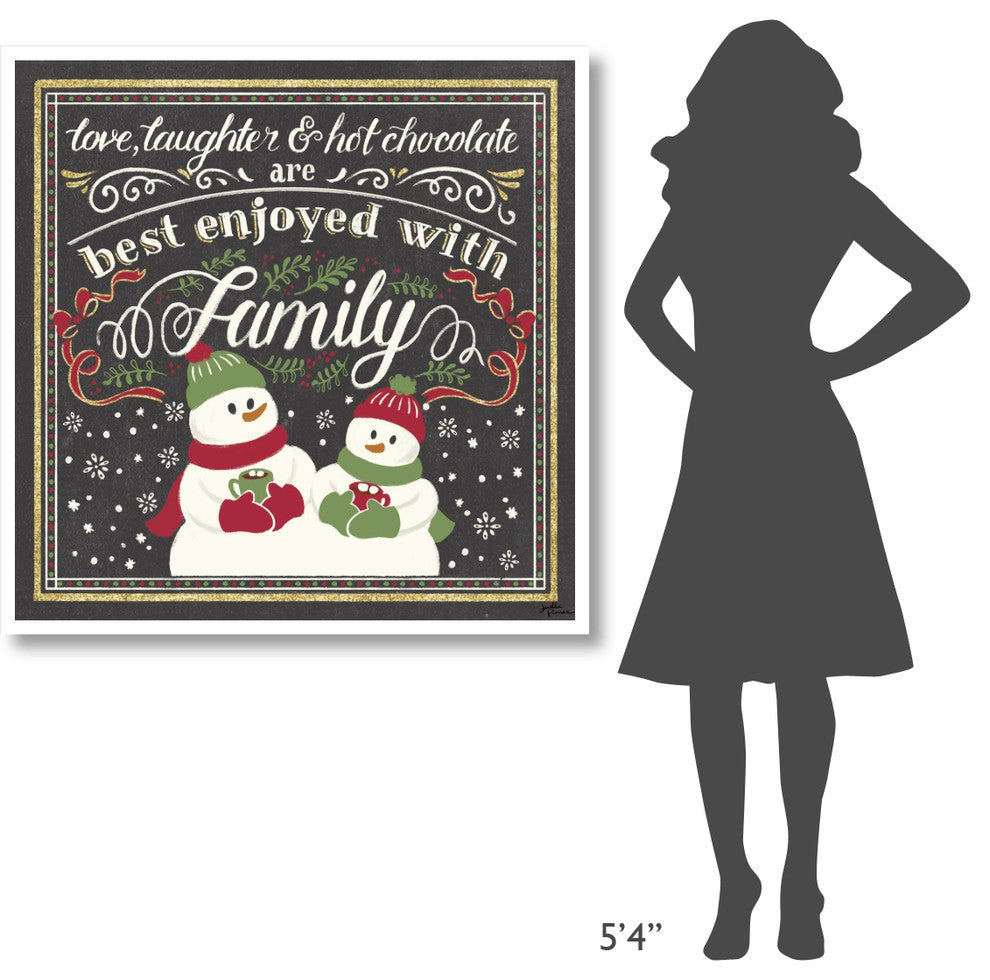 "Winter Wonderland II" Digital Paper Print by Janelle Penner, 42"x42"