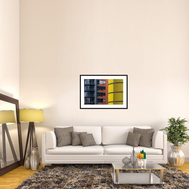 "Opposite Attraction Ii" Framed Digital Print by Benjamin Brosdau, 44x31"