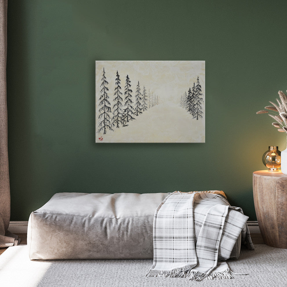 Monoscape XXXI Wrapped Canvas Wall Art by Karen Biery, 40"x30"