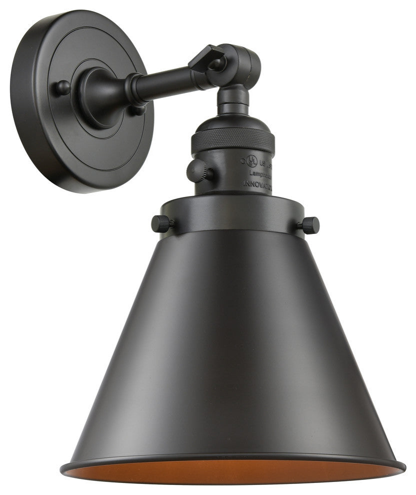 Innovations Appalachian Sconce With Switch Oil Rubbed Bronze