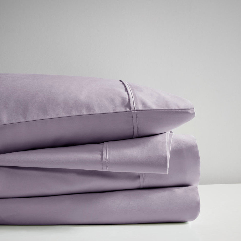 Beautyrest 600 Thread Count Cooling 4-Piece Sheet Set, Lavender, Queen