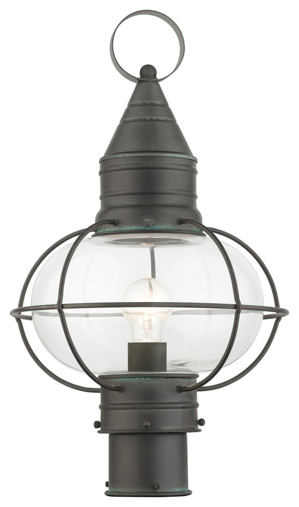 Charcoal Nautical, Farmhouse, Bohemian, Colonial, Outdoor Post Top Lantern