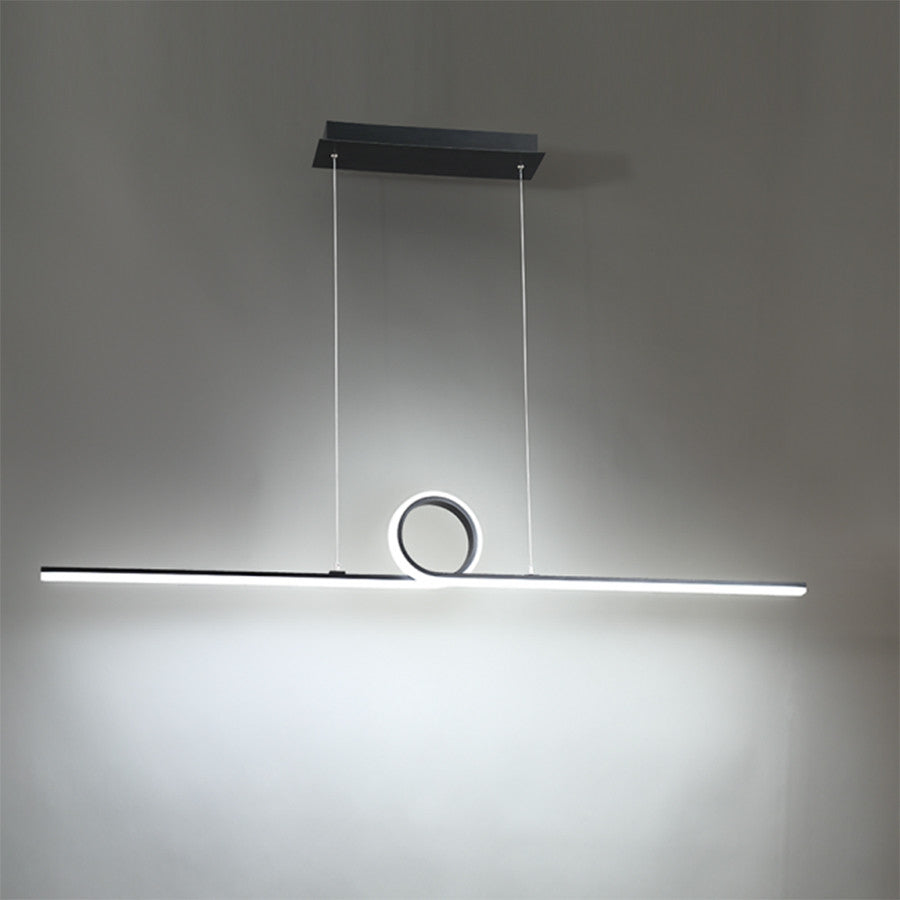 Loophole 1 Light Pendant, Black