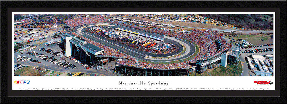 Martinsville Speedway Panoramic Poster , Select Frame