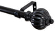 UTOPIA ALLEY 3/4 Inch Curtain Rod - Curtain Rods For Windows 86 to 120 Inch, Black