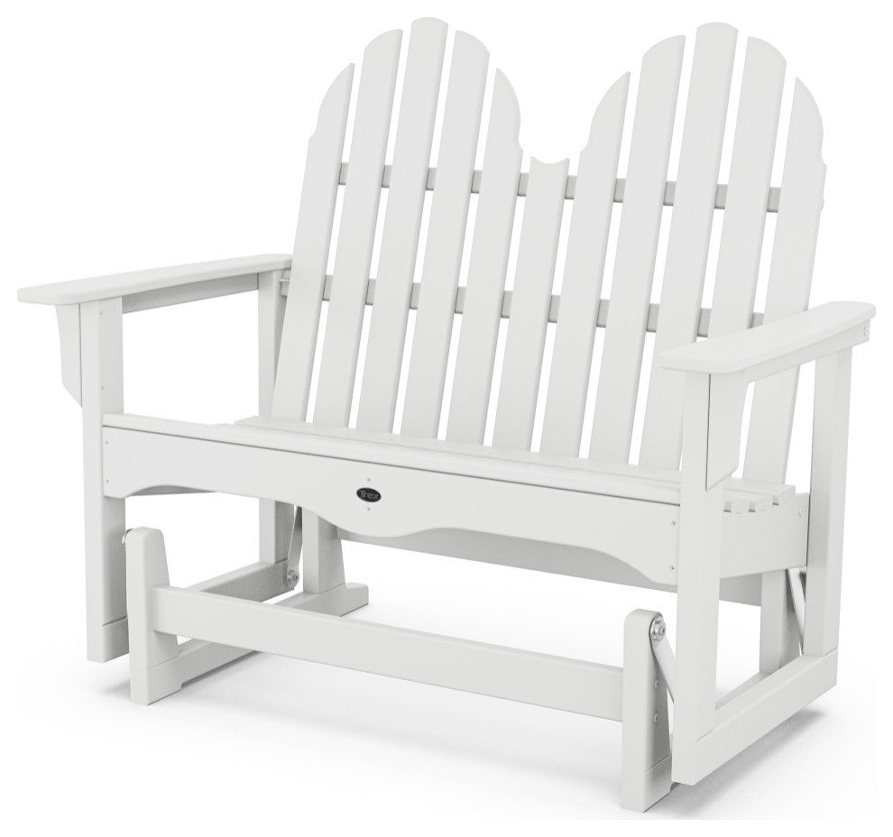 Cape Cod Adirondack 48" Glider, Classic White