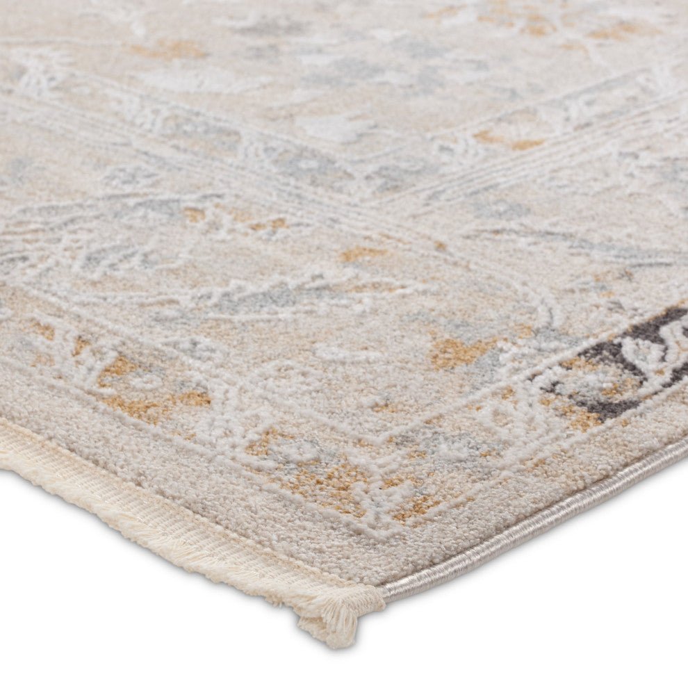 Jaipur Living Trifine Floral Gray/Cream Area Rug 3'11"X5'11"