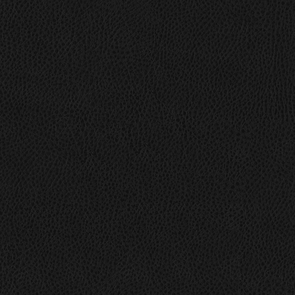 Black Faux Leather Slipcovered Headboard, Queen