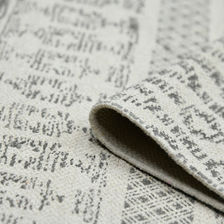 DUNE Denevie Area Rug, Gray, 5' x 7'6", Geometric