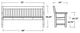 POLYWOOD Rockford 72" Bench