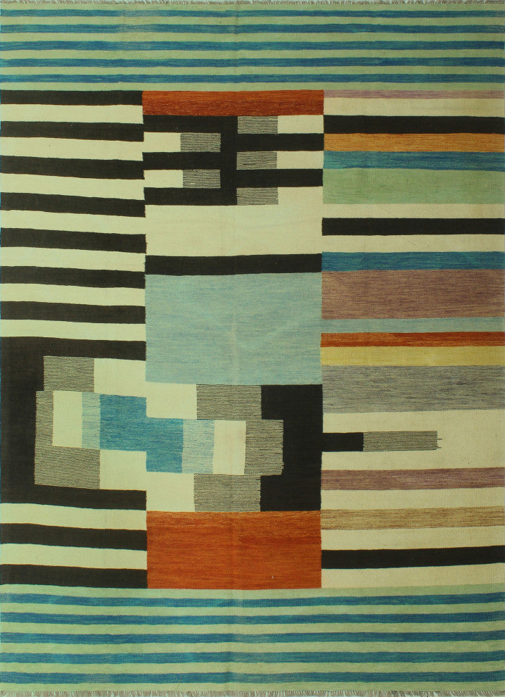 Winchester Kilim Ifetayo Lt. Green Rug