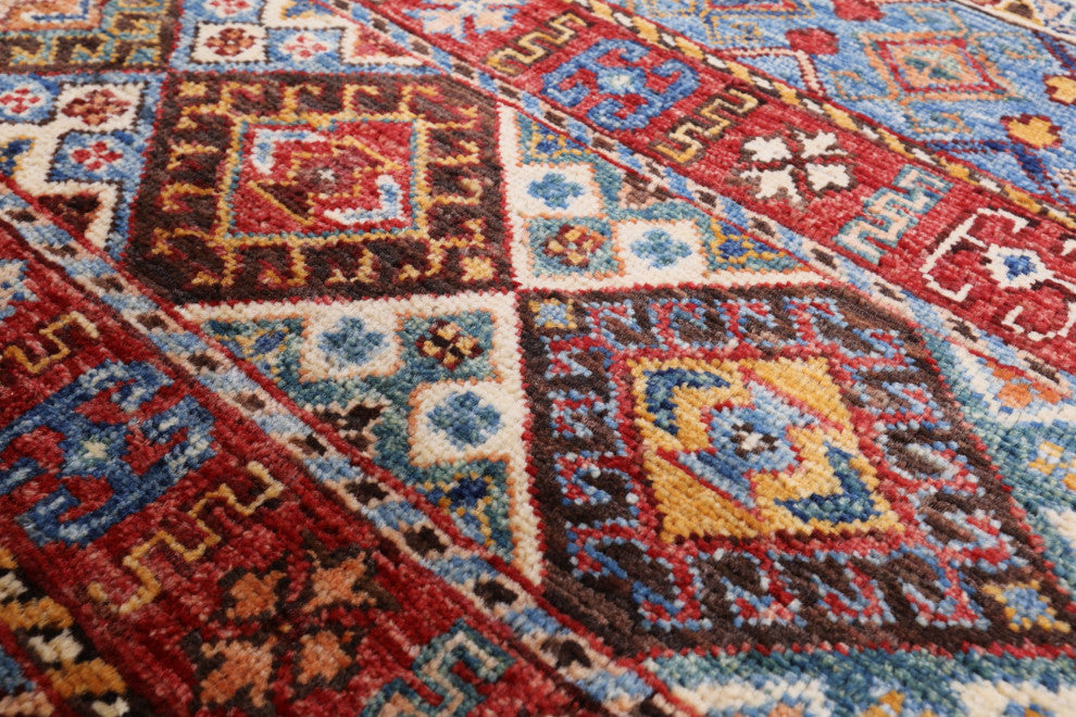 Khorjin Super Kazak Hand Knotted Wool Rug 5' 9" X 7' 9" Q5886