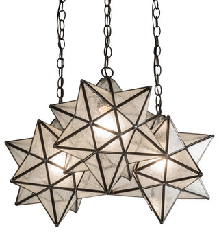 23 Wide Moravian Star 3 Light Cascading Pendant