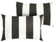 Sunbrella Cabana Classic Outdoor Pillows, Set of 2, 12x18
