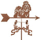 Shih Tzu Weathervane With Post Mount
