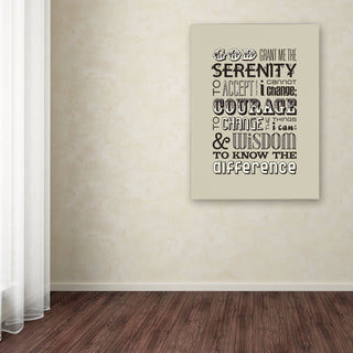 'Serenity Prayer II' Canvas Art by Megan Romo