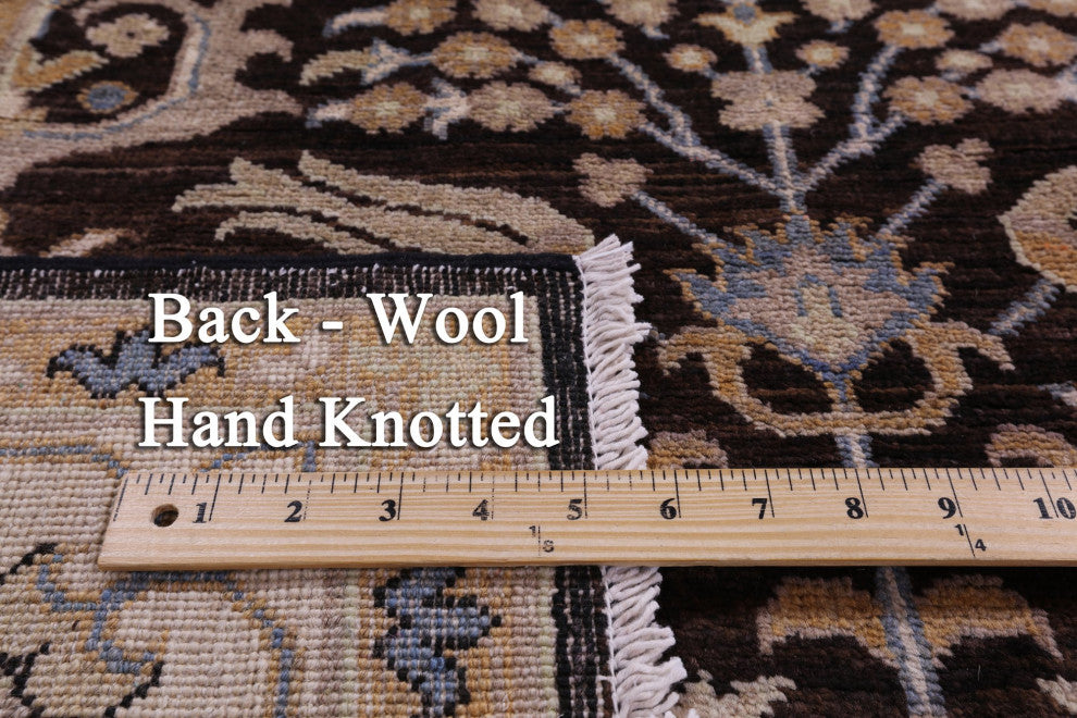 6' 2" X 8' 6" Turkish Oushak Handmade Wool Rug - Q12817