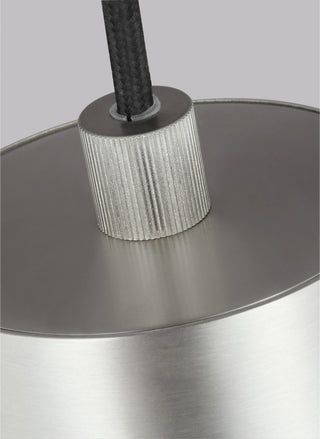 Brynne Small LED Pendant, Satin Nickel