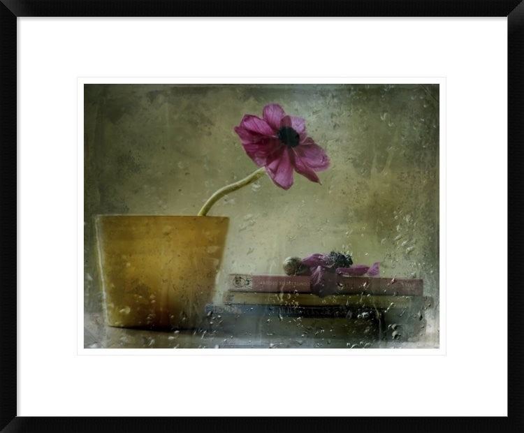 "A Day To Stay At Home" Framed Digital Print by Delphine Devos, 24x20"
