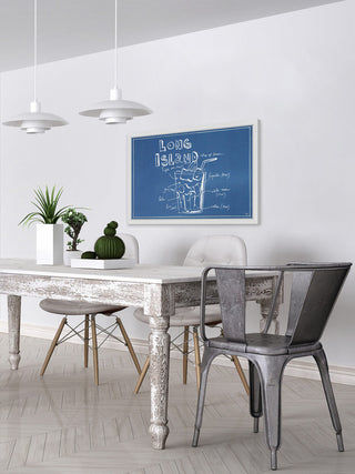 "Long Island Patented" Framed Painting Print, 30"x20"