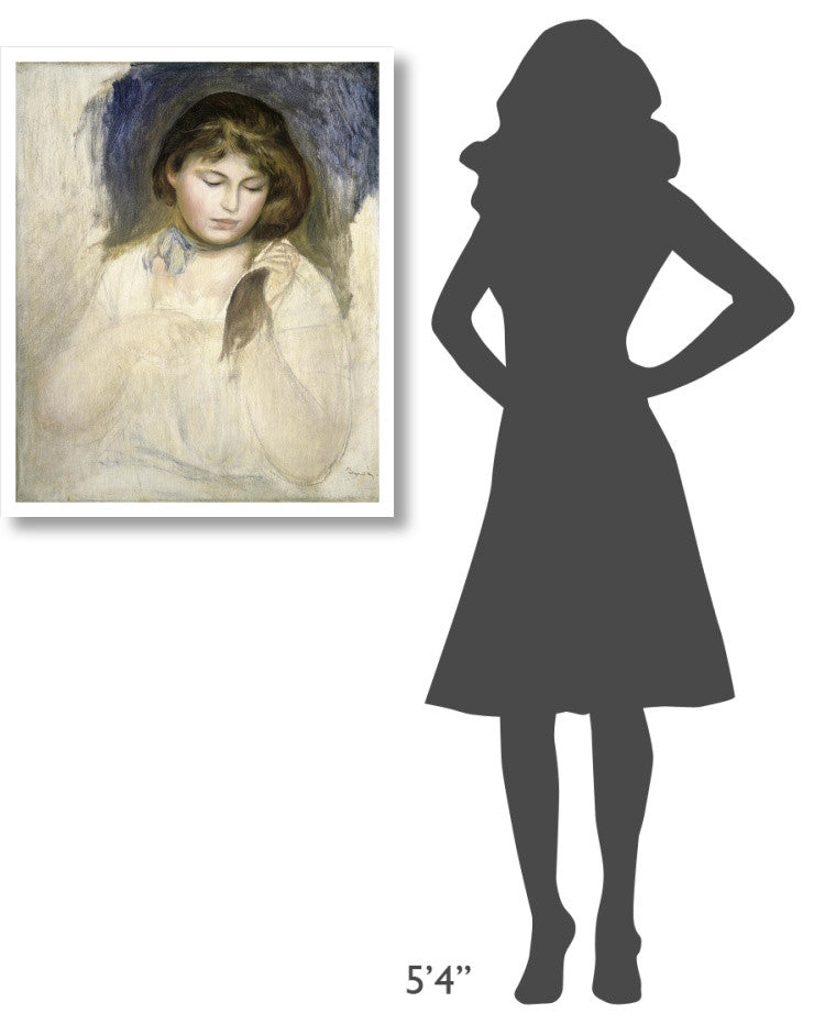 "Head of Gabrielle" Digital Paper Print by Pierre-Auguste Renoir, 27"x32"