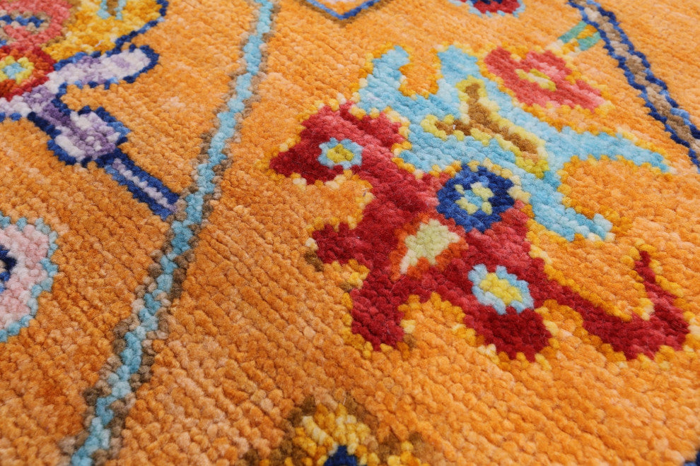 8' 1" X 9' 7" Handmade Turkish Oushak Rug - Q16066