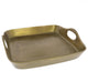 Jumbo Gold Cast Iron Serving Tray