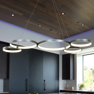 Capella LED Chandelier, Silver
