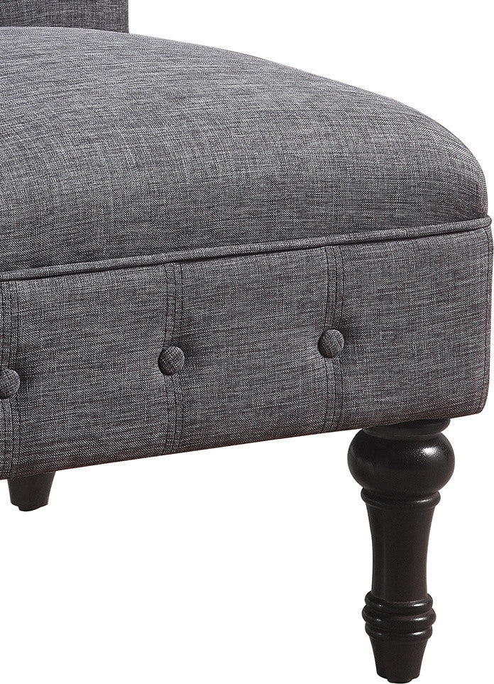 LaGuardia Slipper Chair, Gray