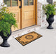 A1HC Hand-Crafted by Artisans Geneva Monogrammed Entry Doormat, 30"x48", N