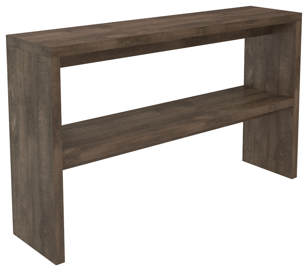 Sevilla Console Table, Distressed Brown