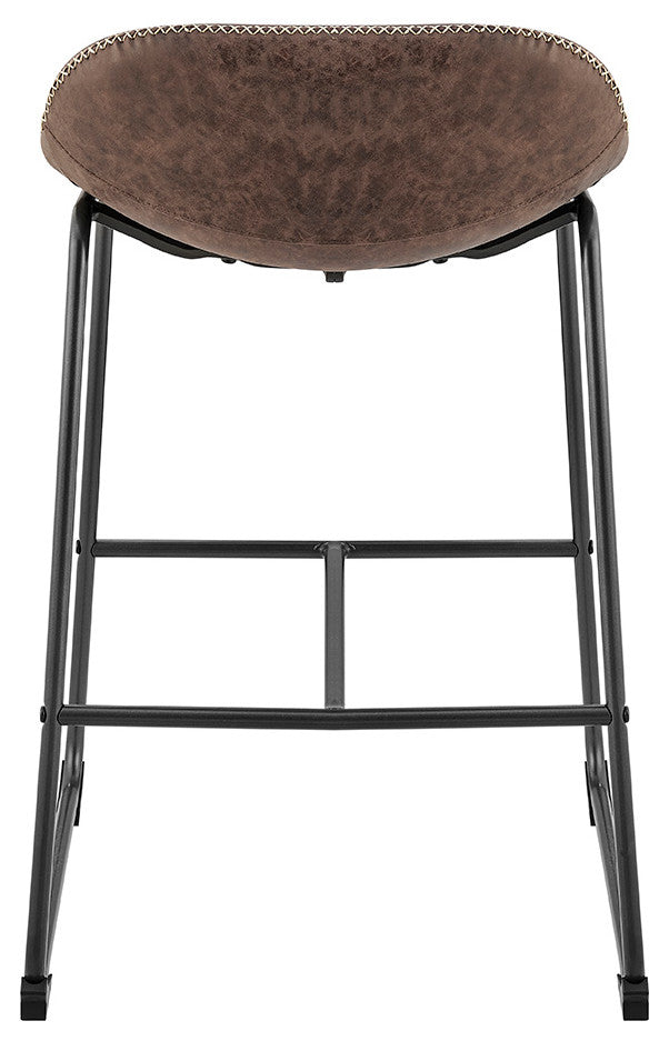 Leighton PU Counter Stool,, Set of 2