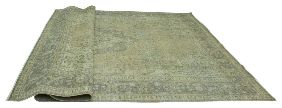 Fine Vintage Distressed Scarlett Beige Rug