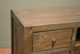 Greenview 76 inch Forged Iron Base TV Stand